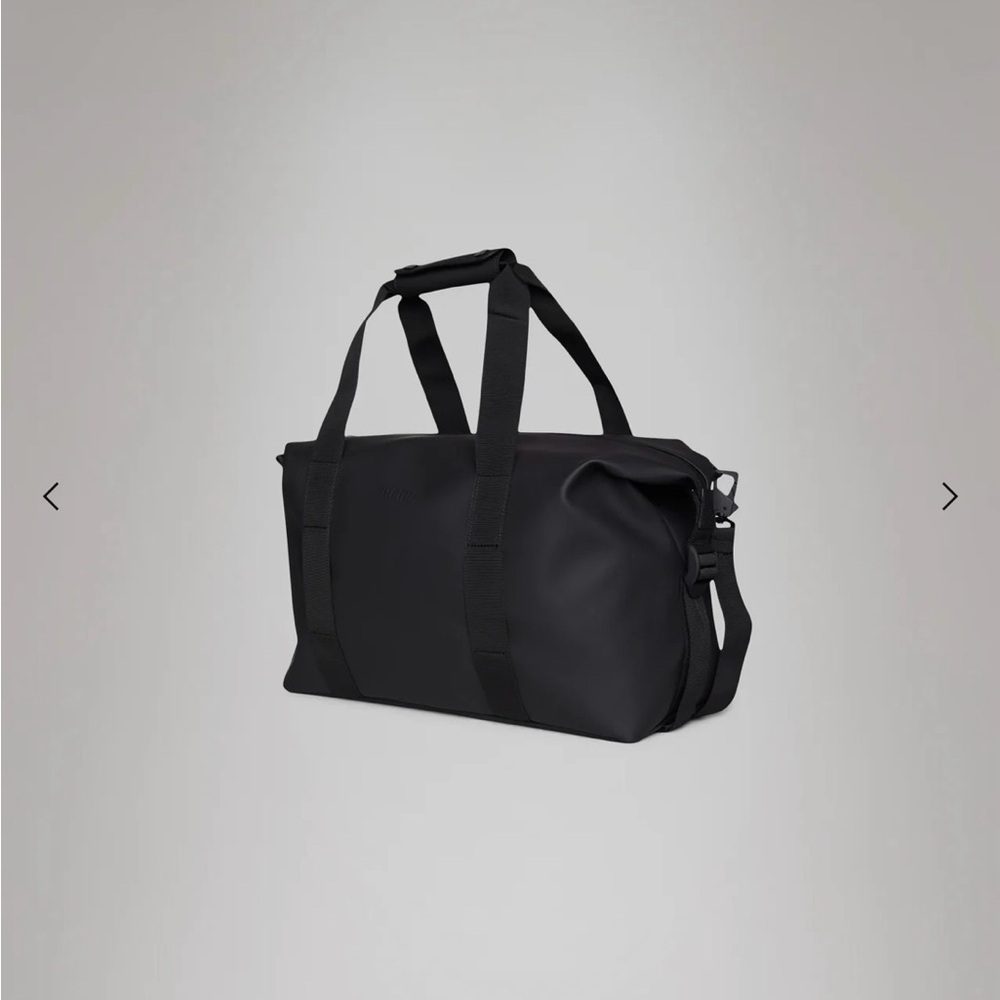 GUC Rains Hilo Weekend Black Duffel Bag Small - Picture 13 of 15